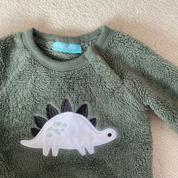 Pekkle Baby Dinosaur Top - Picture 2 of 3